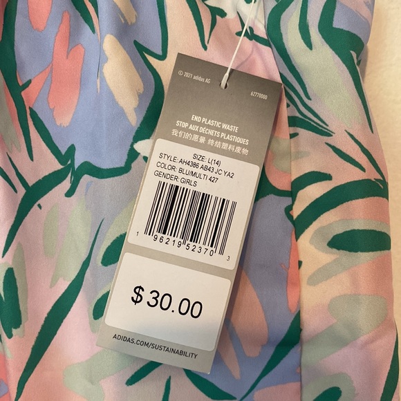 adidas Aeroready All Over Print Pacer Woven shorts - Picture 4 of 8